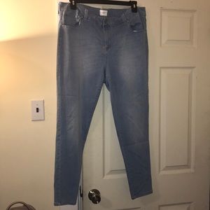 Celebrity Pink Light Blue Midrise Skinny Jeans